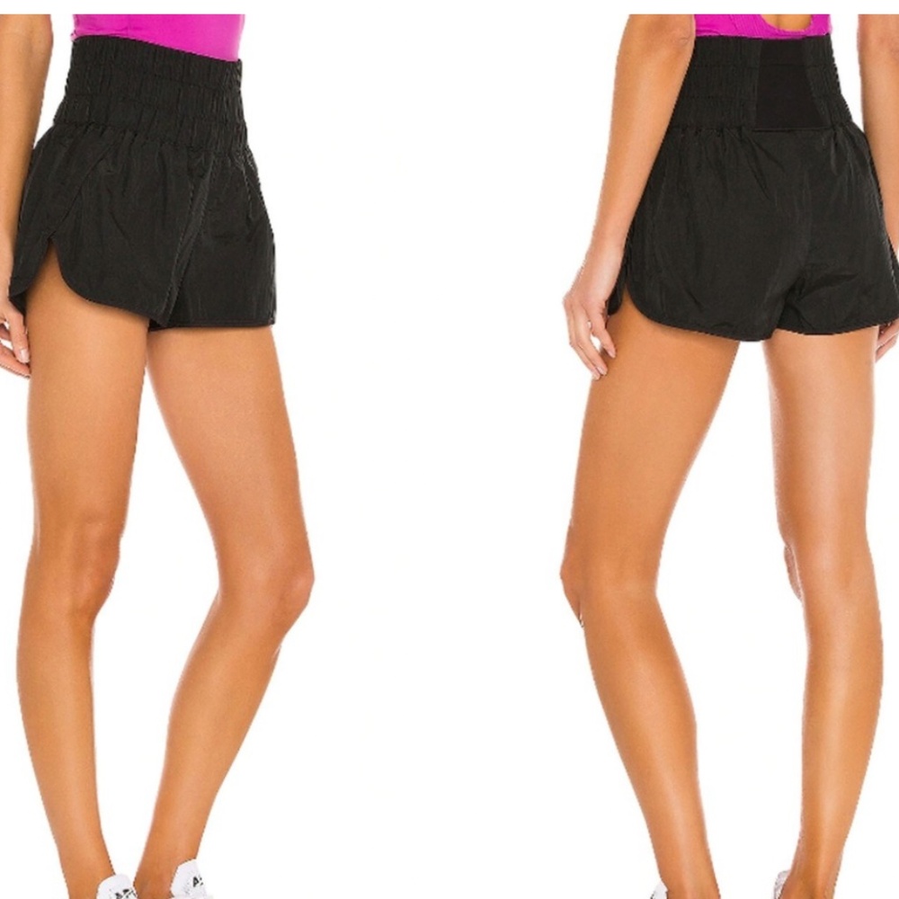 FP movement high waisted way home short, black, L, perfect condition